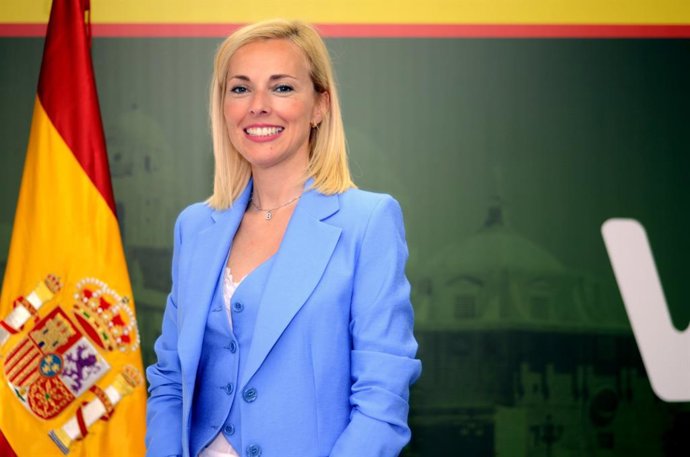 Blanca Armario, diputada de Vox por Cádiz en el Congreso de los Diputados, en una imagen de archivo.