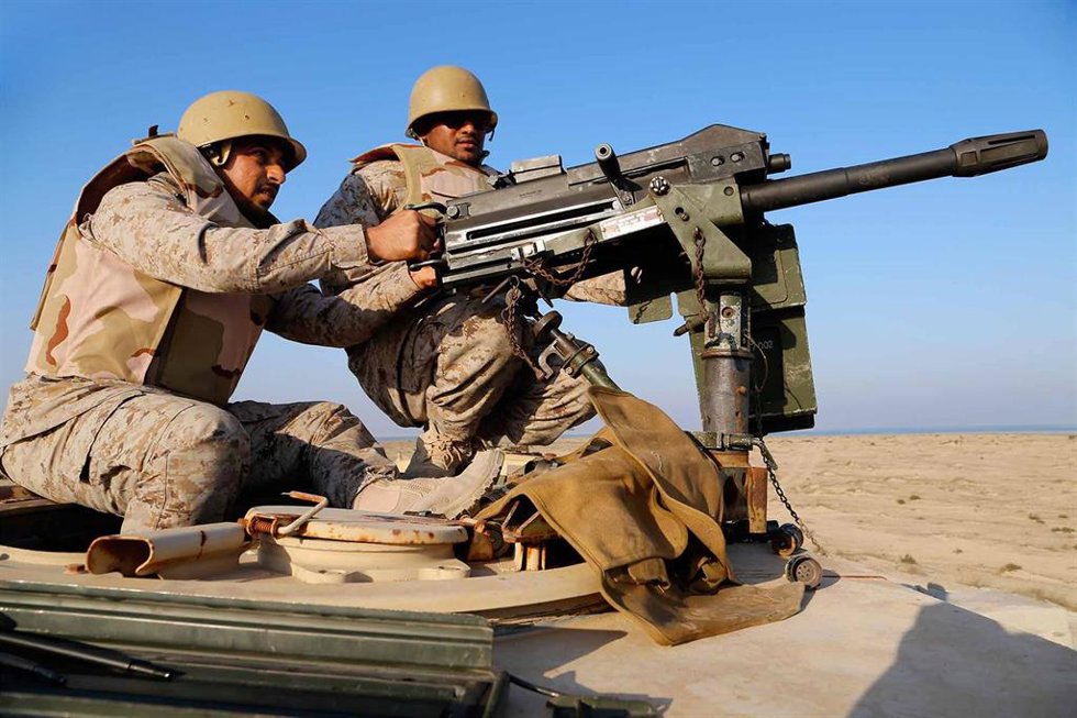 Archivo - Imagen de archivo de militares de Arabia Saudí