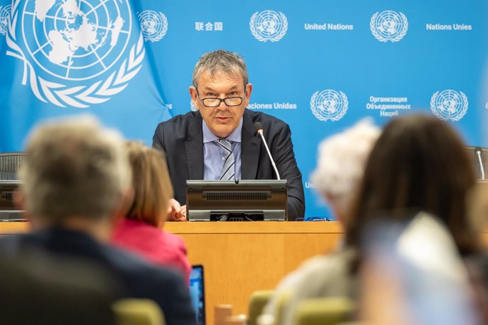 Archivo - El comisionado de la Agencia de la ONU para los Refugiados Palestinos (UNRWA), Philippe Lazzarini