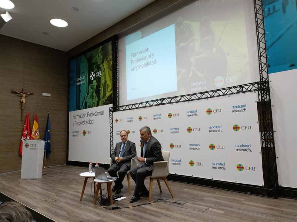 Estudio 'Formación Profesional y Empleabilidad' presentado este jueves por Randstad Research y CEU