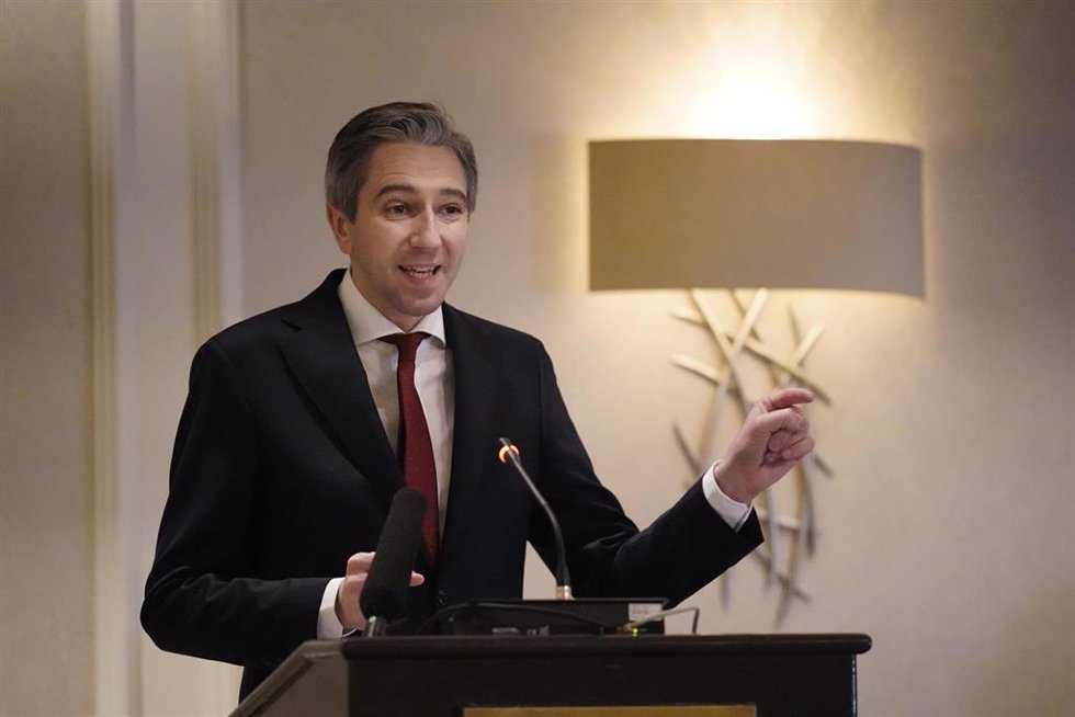 El primer ministro de Irlanda, Simon Harris (archivo)