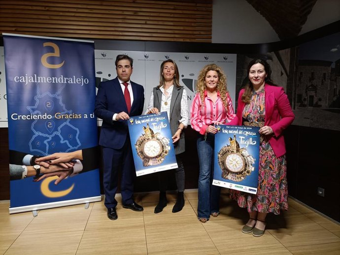 Presentación de la XXXVII Feria Nacional del Queso de Trujillo que se celebra del 1 al 5 de mayo