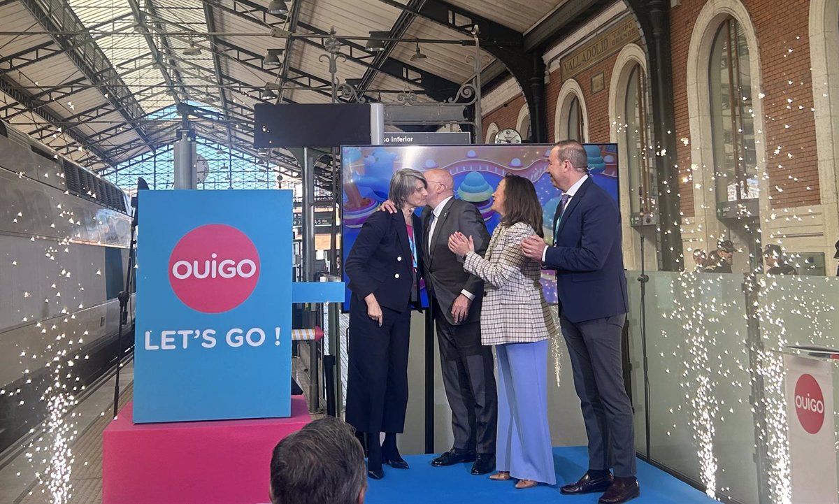 Ouigo celebra el estreno de su línea Valladolid-Segovia-Madrid con 10.000 billetes a un euro