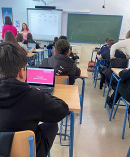 Alumnos en una imagen de archivo