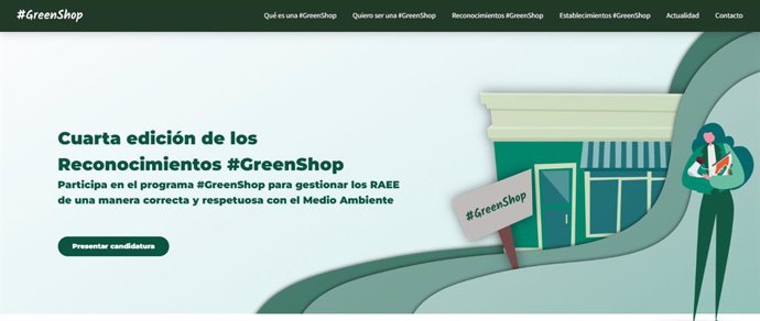 ECOLEC otorgará los distintivos Oro y Plata a 75 establecimientos #GreenShop por su compromiso con el reciclaje.