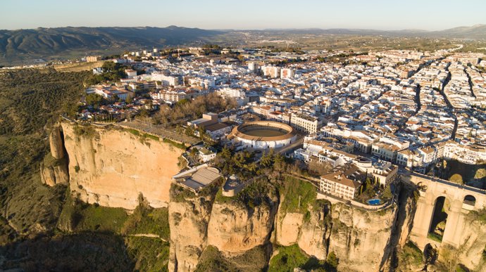 Fotografía de la localidad de Ronda (Málaga).