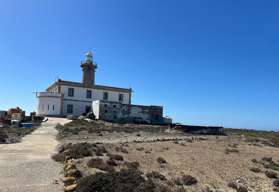 Instalaciones en la Isla de Alborán.