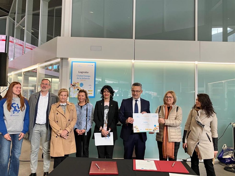 Logroño renueva su reconocimiento como Ciudad Amiga de la Infancia