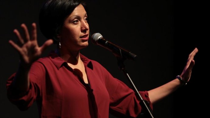 L'artista palestina Rafeef Ziadah