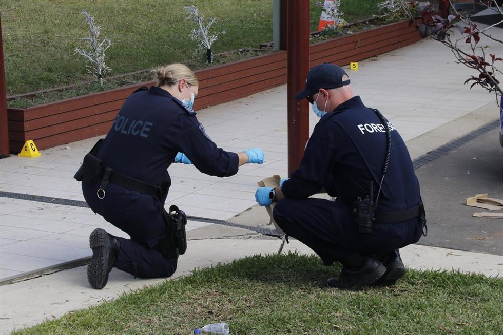 Imagen de archivo de la Policía de Australia tras un apuñalamiento múltiple.