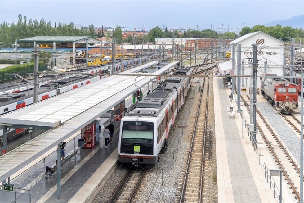 Estación de FGC en Martorell (Barcelona).