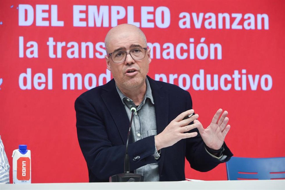 Archivo - El secretario general de CCOO, Unai Sordo