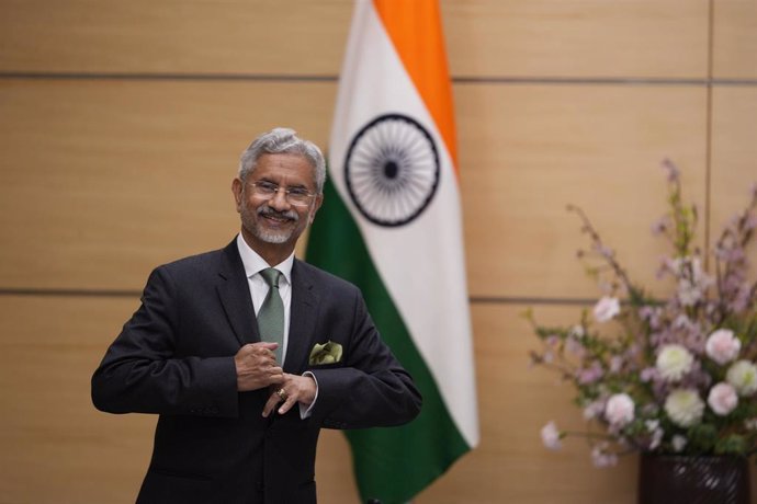 Archivo - El ministro de Exteriores de India, Subrahmanyam Jaishankar, durante una visita oficial a Japón (archivo)