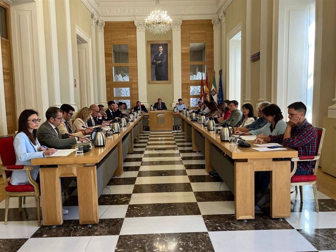 Pleno del Ayuntamiento de Cáceres del mes de abril