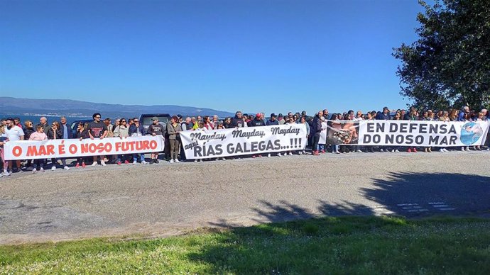 Protesta de los Mariscadores de Carril