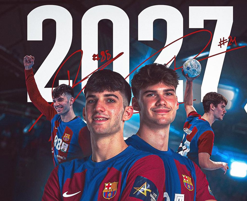 Los hermanos Petar y Djordje Cikusa renuevan con el Bara de balonmano hasta 2027