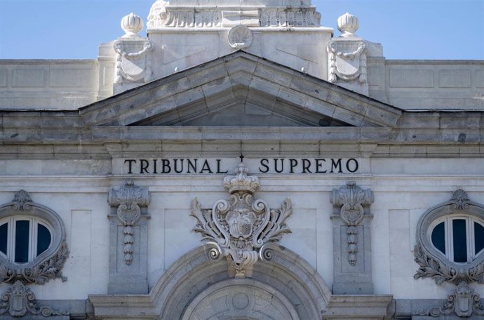 Archivo - El edificio del Tribunal Supremo, donde tenía que haber asistido a declarar la exconsellera y eurodiputada de Junts Clara Ponsatí, a 24 de abril de 2023, en Madrid (España).