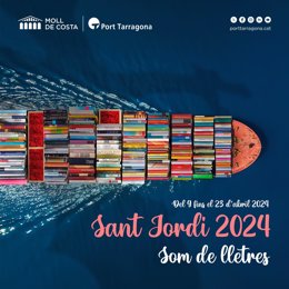 Cartel de los actos del Port de Tarragona para Sant Jordi 2024