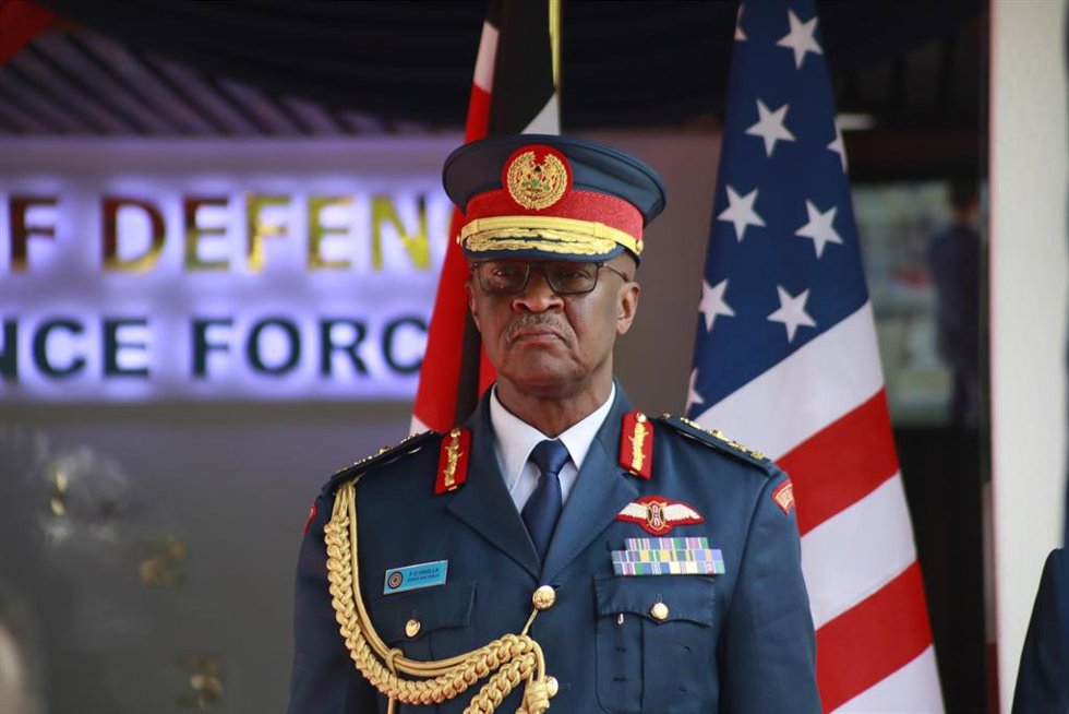 Archivo - Imagen de archivo del jefe de las Fuerzas Armadas de Kenia, el general Francis Ogolla