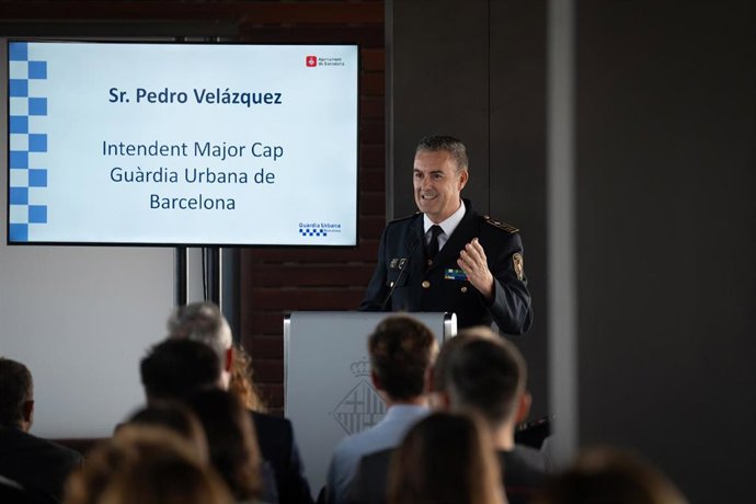 Archivo - Pedro Velázquez durante un acto en el Ayuntamiento
