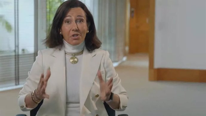 La presidenta de Banco Santander, Ana Botín