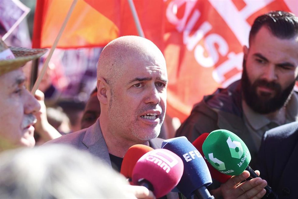 El secretario general de CC.OO, Unai Sordo.