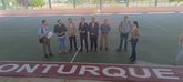 Foto: Finalizada la instalación de un sistema de cubiertas en la pista de fútbol sala de Monturque (Córdoba)