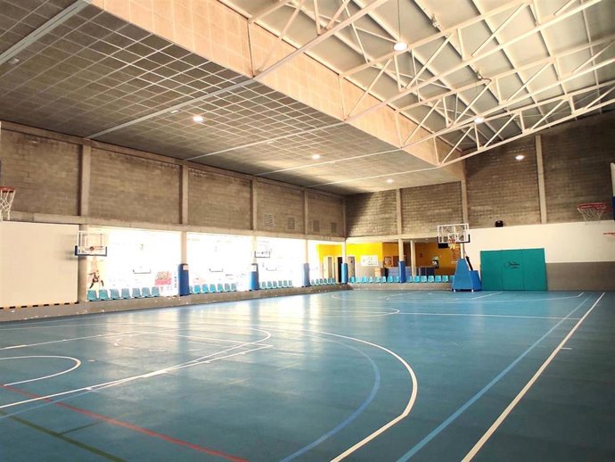 La nueva instalación LED en el Pabellón Municipal El Viver.