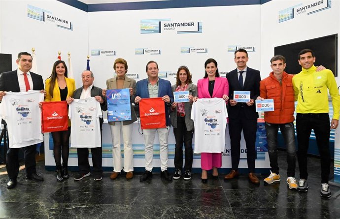 Presentación de la IX Milla Urbana, la Media Maratón y los 5 kilómetros de Santander