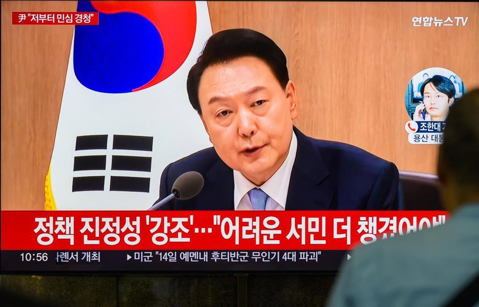 El presidente de Corea del Sur, Yoon Suk Yeol