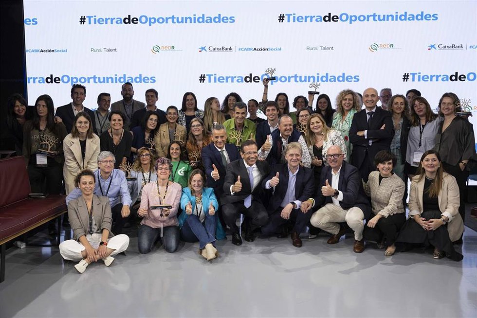 Los participantes del programa 'Tierra de Oportunidades'.