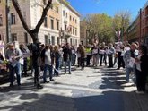 Foto: Concentración de CCOO para condenar la última muerte en accidente laboral en Guadalajara