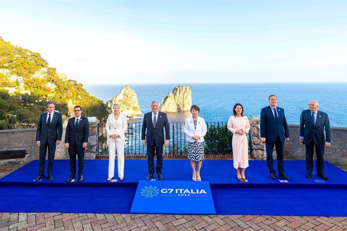 Cumbre de Exteriores G7 en Capri (Italia) en abril de 2024