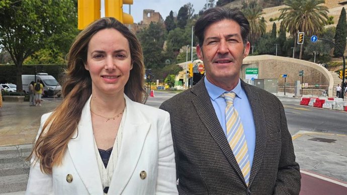 Yolanda Gómez y Antonio Alcázar, de Vox, en una imagen de archivo