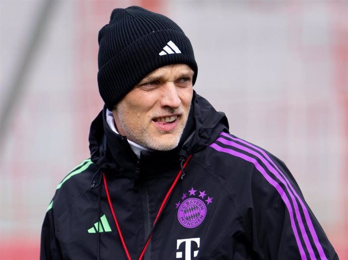 El entrenador del Bayern de Múnich, Thomas Tuchel, en un entrenamiento.