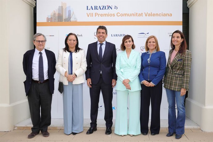 Mazón vas agafar a la VII edició dels Premis La Razón Comunitat Valenciana