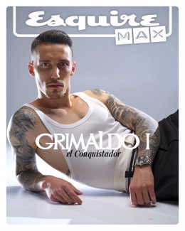 El defensa del Bayer Leverkusen Alejandro Grimaldo, en la portada de Esquire
