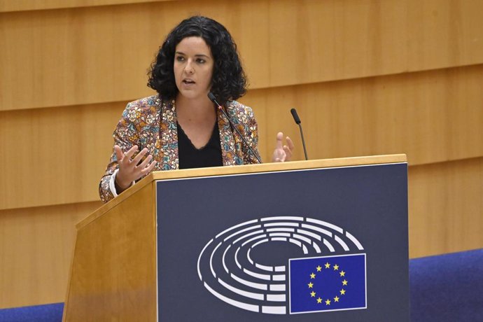 Archivo - November 9, 2022, Brüssel, Brüssel-Hauptstadt, Belgien: Manon Aubry bei einer Plenarsitzung zu den Ergebnissen des EU-Gipfels im Plenarsaal des Europäischen Parlaments. Brüssel,