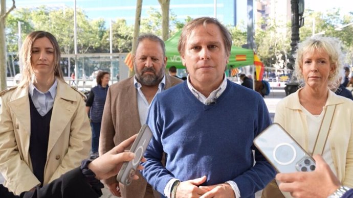 El portaveu de Vox en el Parlament i número 3 del partit a les eleccions catalanes del 12 de maig, Joan Garriga