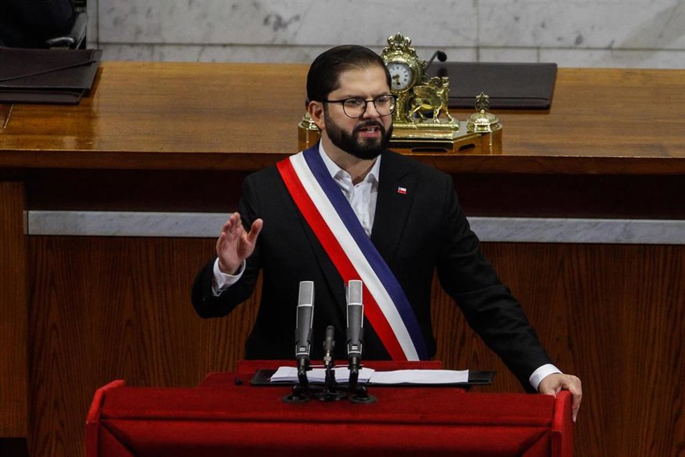 Archivo - El presidente de Chile, Gabriel Boric