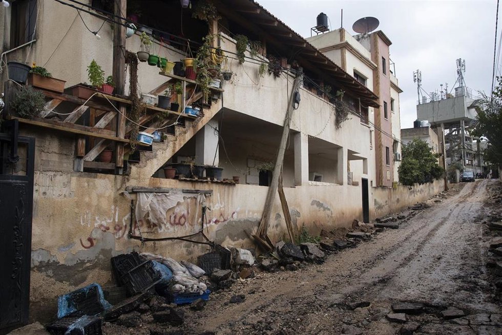 Archivo - Campamento de refugiados cisjordano de Nur Shams.  