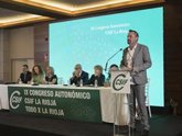 Foto: El reelegido presidente del CSIF asegura que para que La Rioja "progrese" es fundamental "servicios públicos punteros"