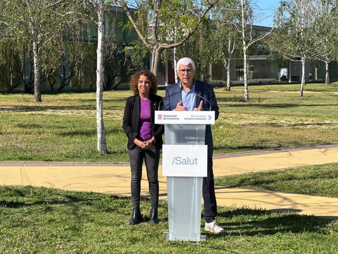 El conseller de salut, Manel Balcells, i la delegada del Govern de Girona, Laia Gañigueral, han autoritzat 25,3 milions d'euros per a l'inici de les obres d'un nou campus de salut a Girona