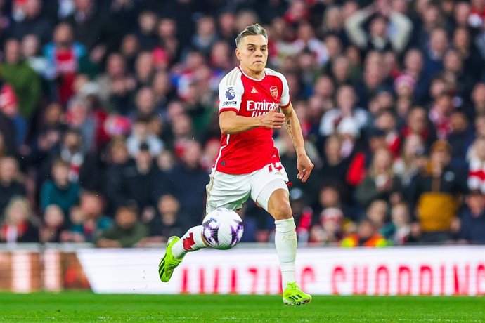 Archivo - Leandro Trossard (19) of Arsenal during the English championship Premier League football match between Arsenal and Brentford on 9 March 2024 at the Emirates Stadium in London, England - Photo Nigel Keene / ProSportsImages / DPPI