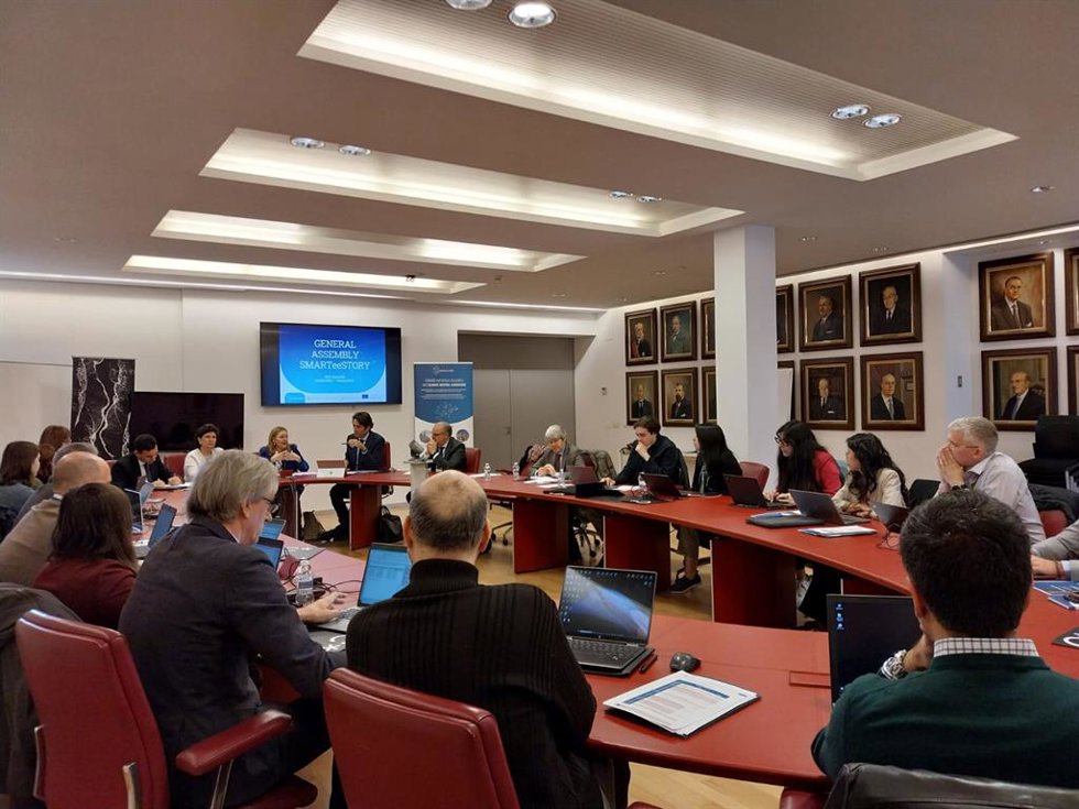 Encuentro de trabajo en torno al proyecto europeo SMARTeeSTORY, en el que participa Andalucía a través de la Agencia Andaluza de la Energía.
