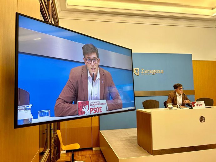 El concejal socialista en el Ayuntamiento de Zaragoza, Guillermo Ortiz.