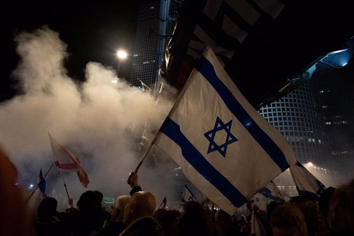 Archivo - Protestes a Tel-Aviv, Israel