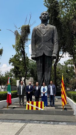 Homenatge de l'estàtua del president Lázaro Cárdenas a Mèxic