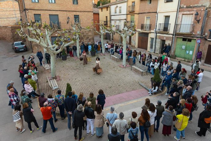Más de 200 asistentes disfrutan de la jornada cultural 'KilometrArte' en la localidad de Ventosa