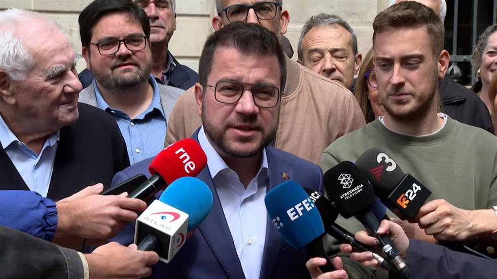 El president y candidato de ERCen sus declaraciones